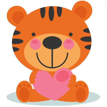 Teddy Clipart Tiger - Cat Card Svg Cutting File Free (432x432)