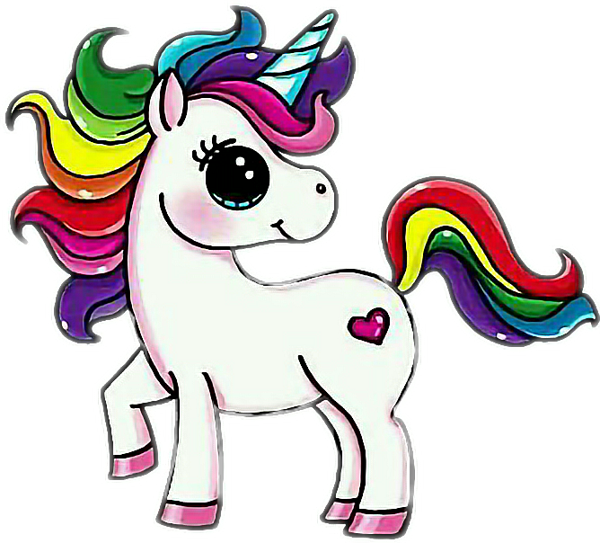 Related Image - Draw So Cute Unicorn (668x604)