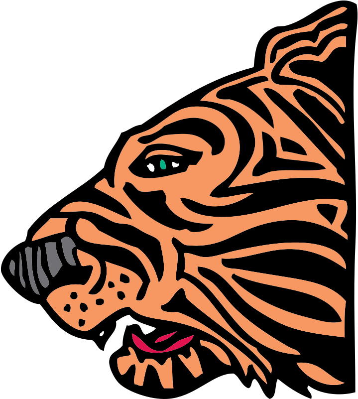 Clipart - Tiger Head - Tiger Clip Art (800x800)