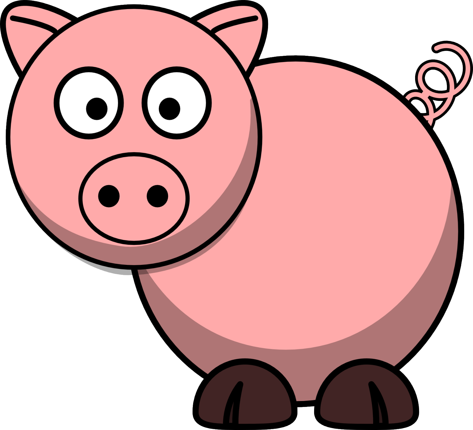 Pig - Pig Clipart Png (1560x1419)