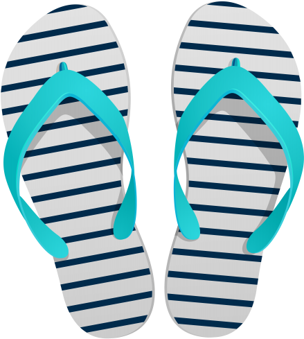 Flip Flops Png Clip Art In Category Summer Png / Clipart - Flip Flops Png (450x500)