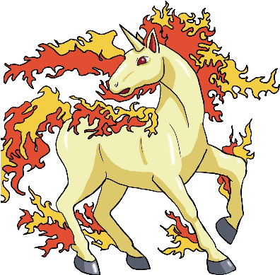Unicorn Clip Art - Pokemon Rapidash (400x400)