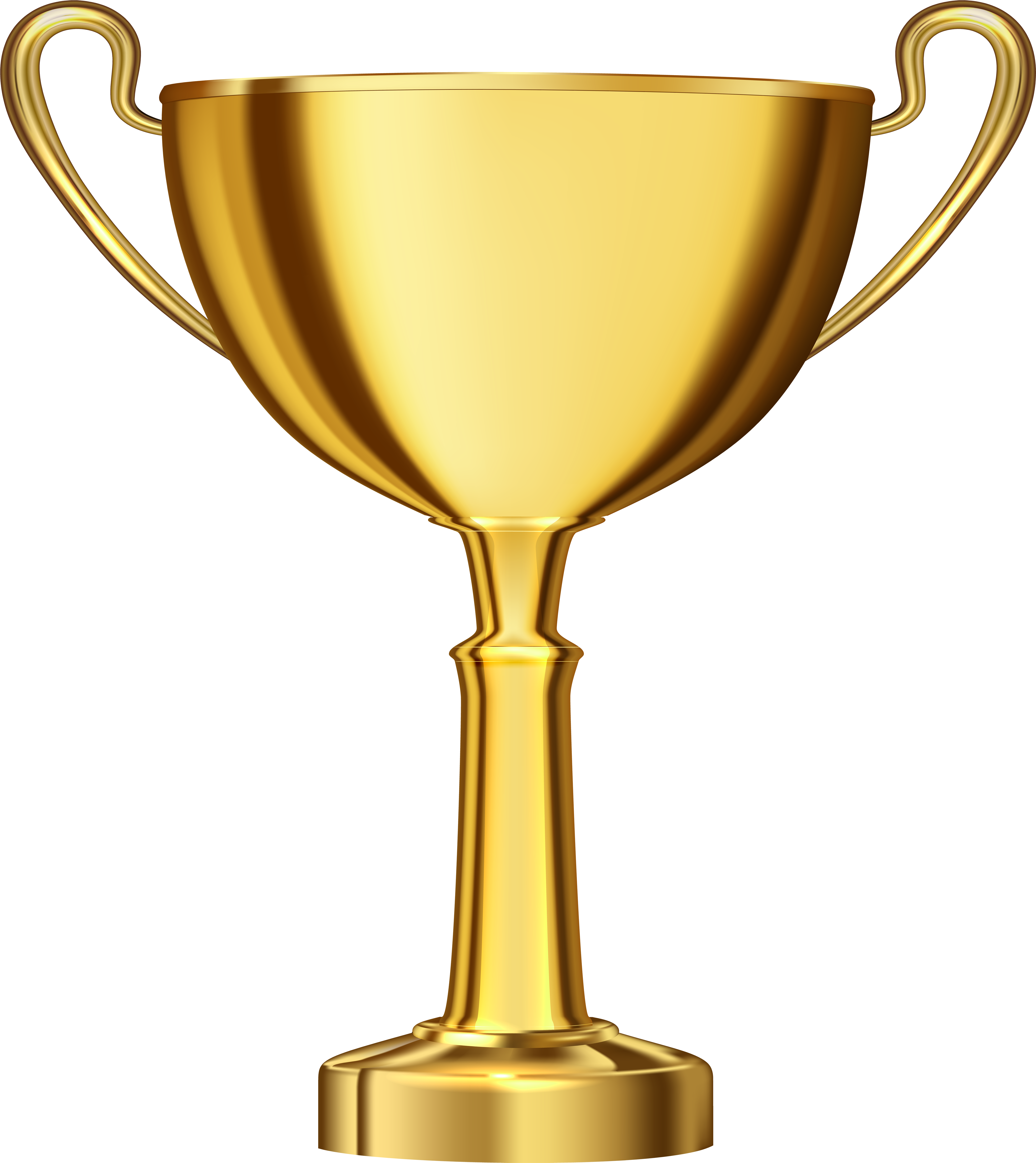 Golden Cup Award Transparent Png Clip Art - Transparent Trophy (5345x6000)