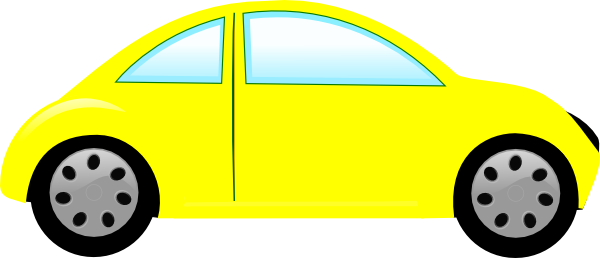 Cars Yellow Car Bug Car Clip Art At Clker Vector Clip - Yellow Car Clipart (600x258)