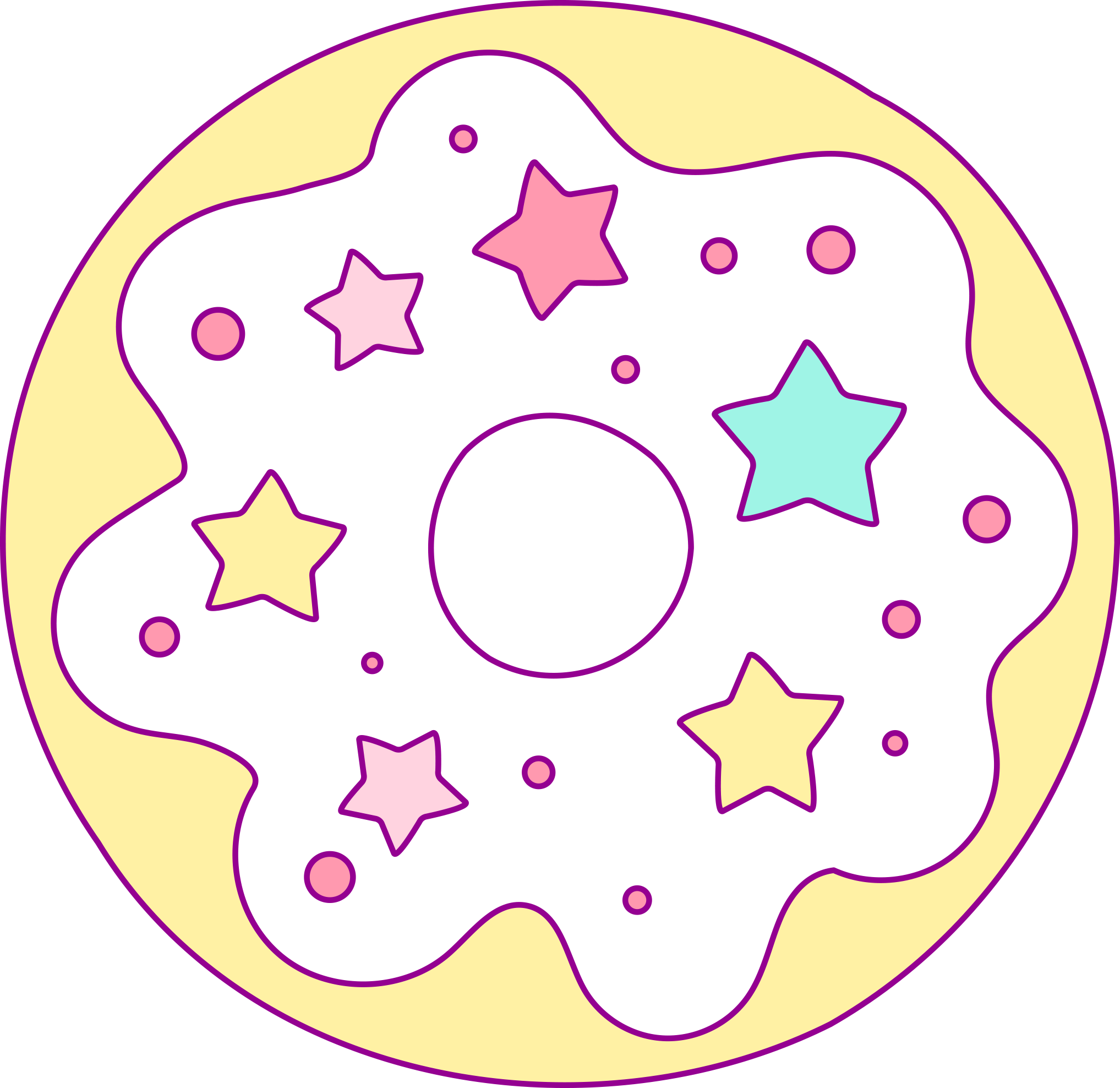 Free Hand Drawn Unicorn Clip Art - Portable Network Graphics (2035x1976)