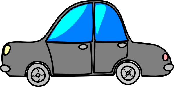 Car Grey Cartoon Transport Clip Art At Clker Com Vector - Gray Car Clipart (600x299)