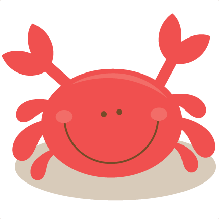Ocean Clipart Crab - Miss Kate Cuttables Crab (432x432)