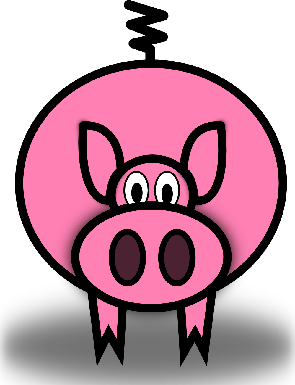 Pig Clip Art - Pig Clip Art (999x1301)