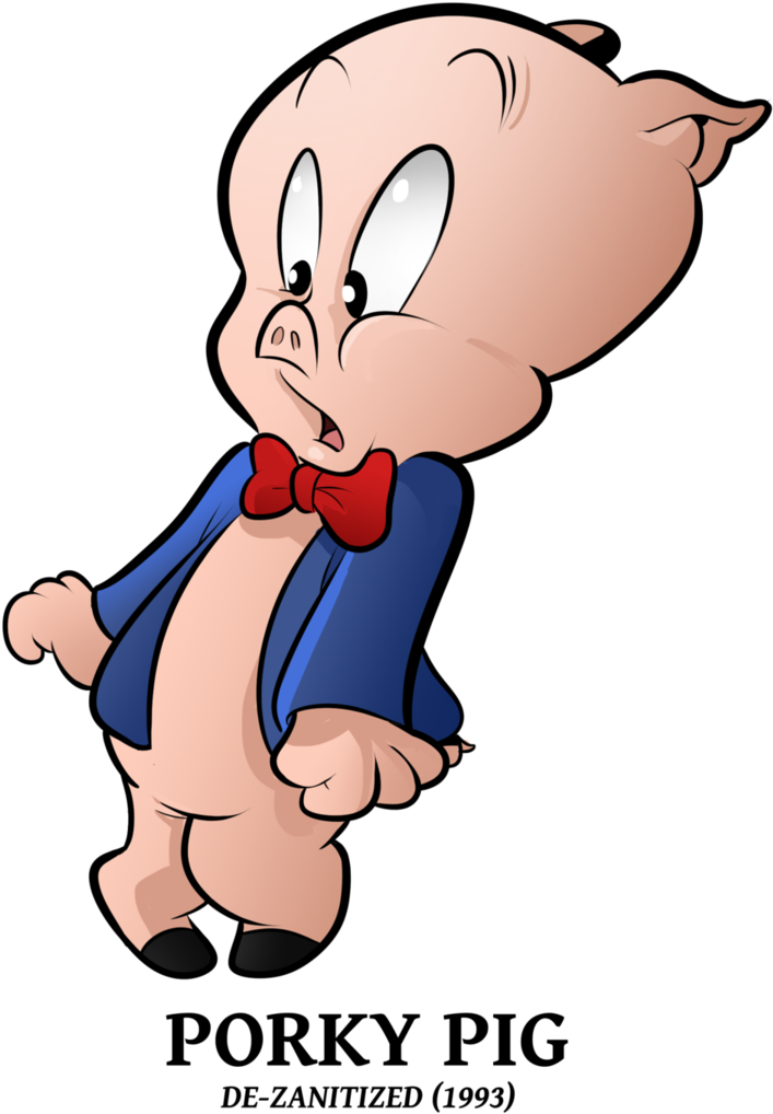 Porky Pig Clipart Porky001 - Cartoon (767x1041)