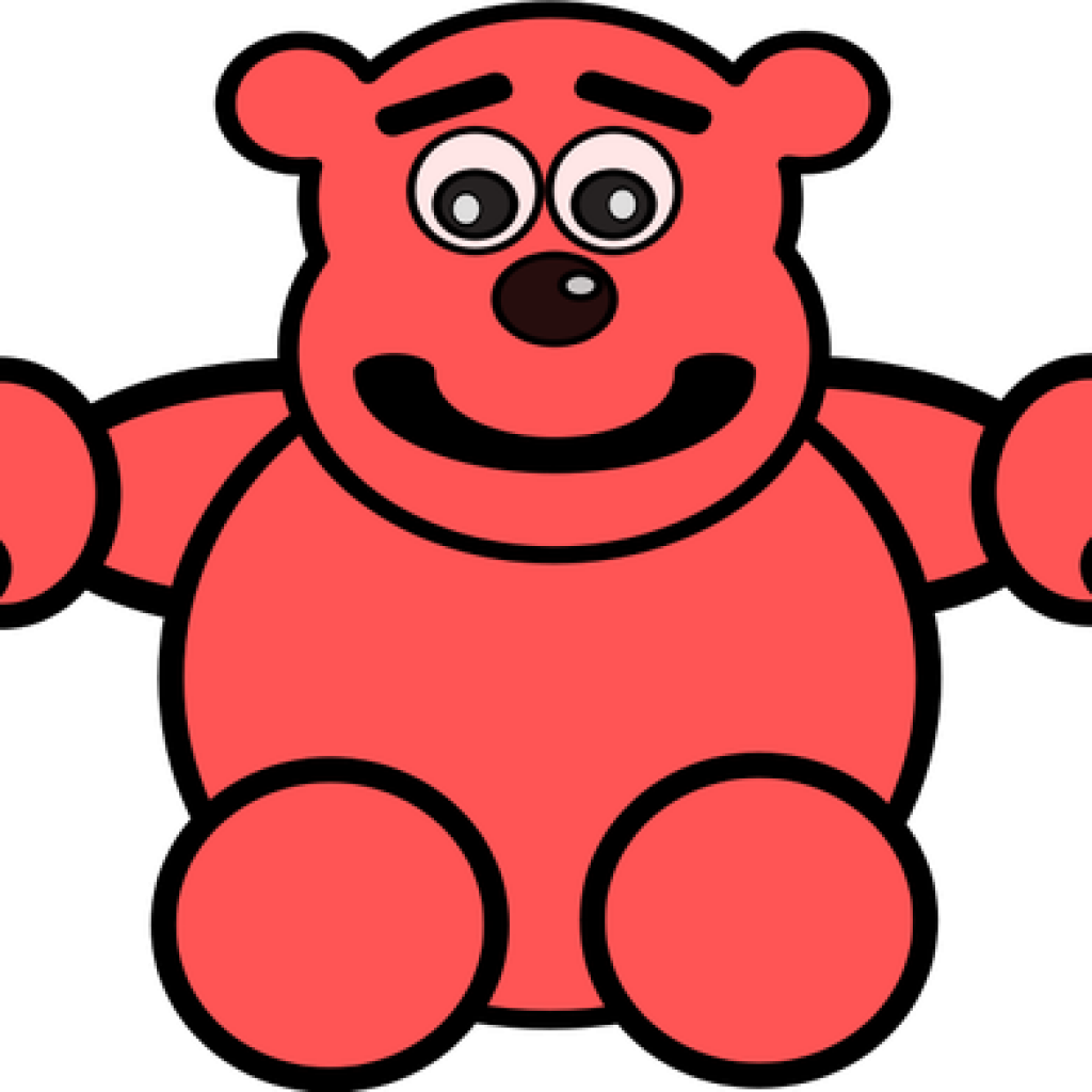 Teddy Bear Clip Art 1141 Teddy Bear Clip Art Heart - Red Teddy Bear Mugs (1024x1024)