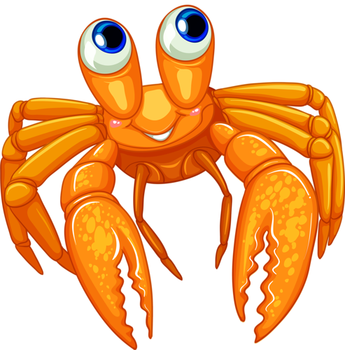 7 - Hermit Crab Cartoon (493x500)