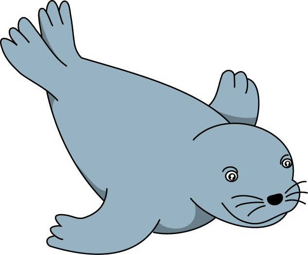 Sea Lion Clip Art - Seals Clip Art (633x524)