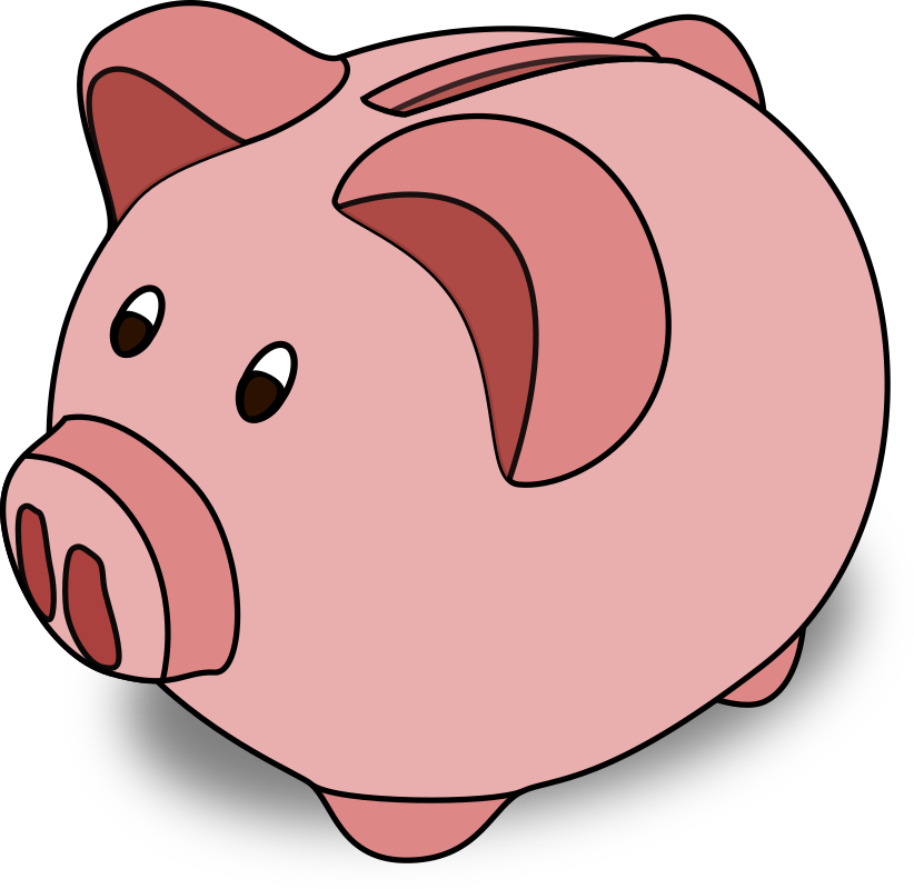 Punk Pig - Sparschwein Clipart (822x800)