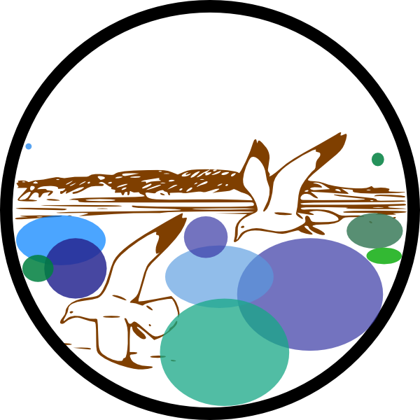 Waterfront Clip Art - Seemöwe-strand-ostküstebeachcomberspiegel Taschenspiegel (600x600)