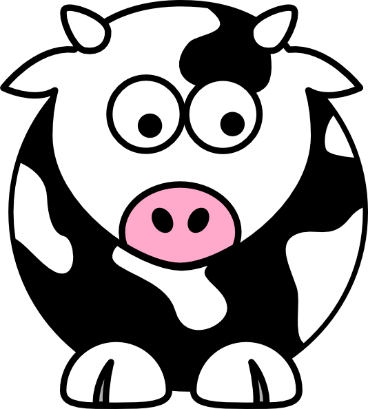 Black Cow Clip Art - Purple Cow: Transform Your Business By Being Remarkable (534x594)