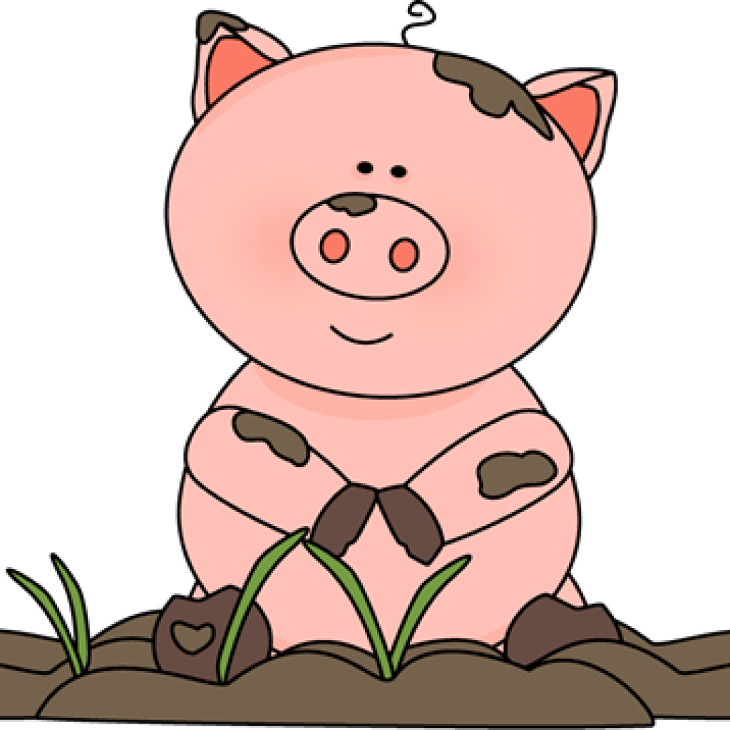 Free Pig Clipart Free Pig Clip Art From Mycutegraphics - Dirty And Clean Pig (1024x1024)