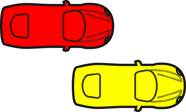 Car Clip Art - Draw A Car Birds Eye View (600x362)