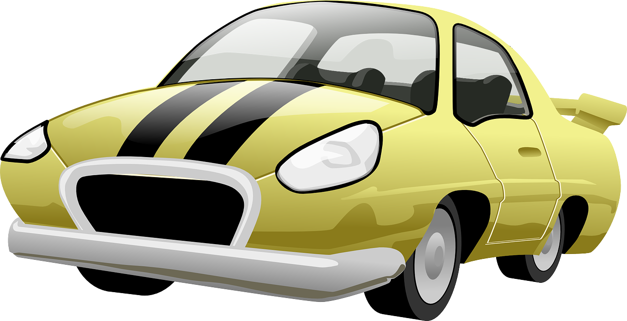 Fast Cool Car - Car Cartoon Png (1280x656)