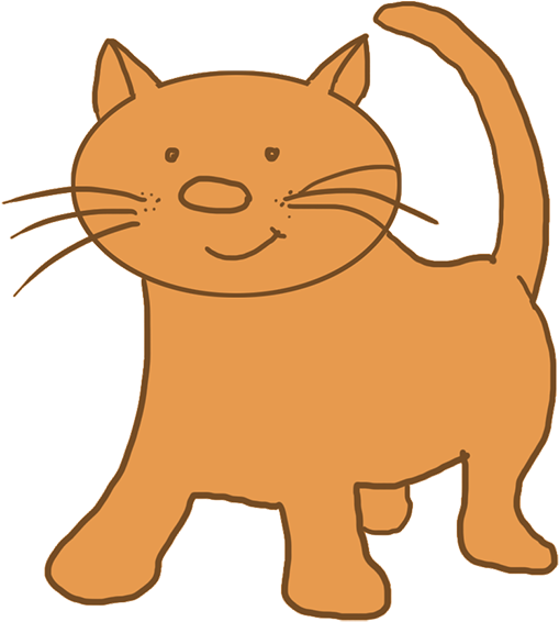 Kittens Clipart Transparent Background - Cartoon Cats Transparent Background (547x591)