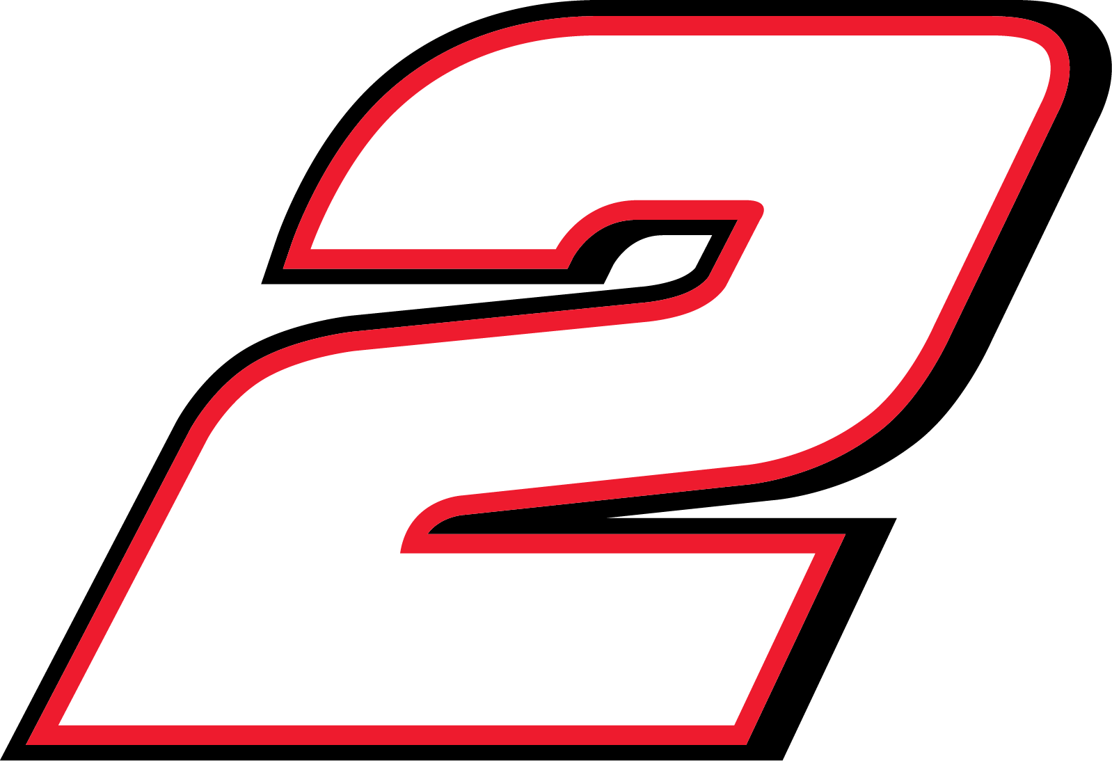 Nascar Fonts Free Download Clip Art On Clipart - Nascar Number 2 Png (1598x1094)