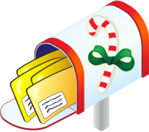 Mailbox Christmas Mail Clipart Clipart Kid - Christmas Icons (600x600)