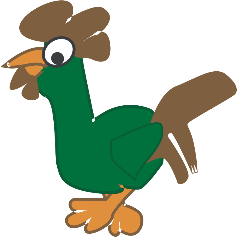 Rooster Clip Art - Cartoon Rooster Png (800x800)