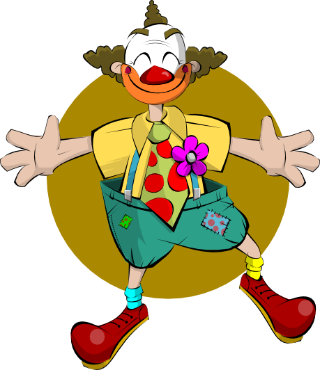 Clown Free To Use Clip Art - Jolly Clipart (459x532)