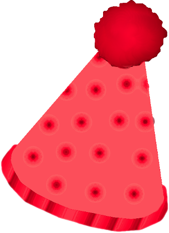 Clown Hat Red By Clipartcotttage - Red Clown Hat Clipart (346x477)