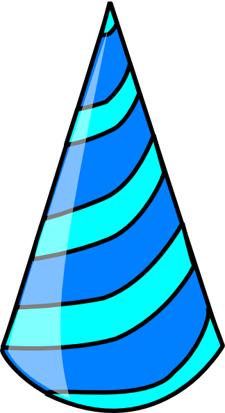 Birthday Hat Birthday Clipart Clip Art Party Hats Balloons - Party Hat Clip Art (324x593)