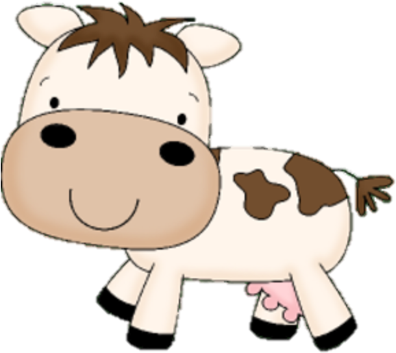 Freew Clipart Clip Art Pictures Graphics Illustrations - Baby Cow Clipart (600x576)