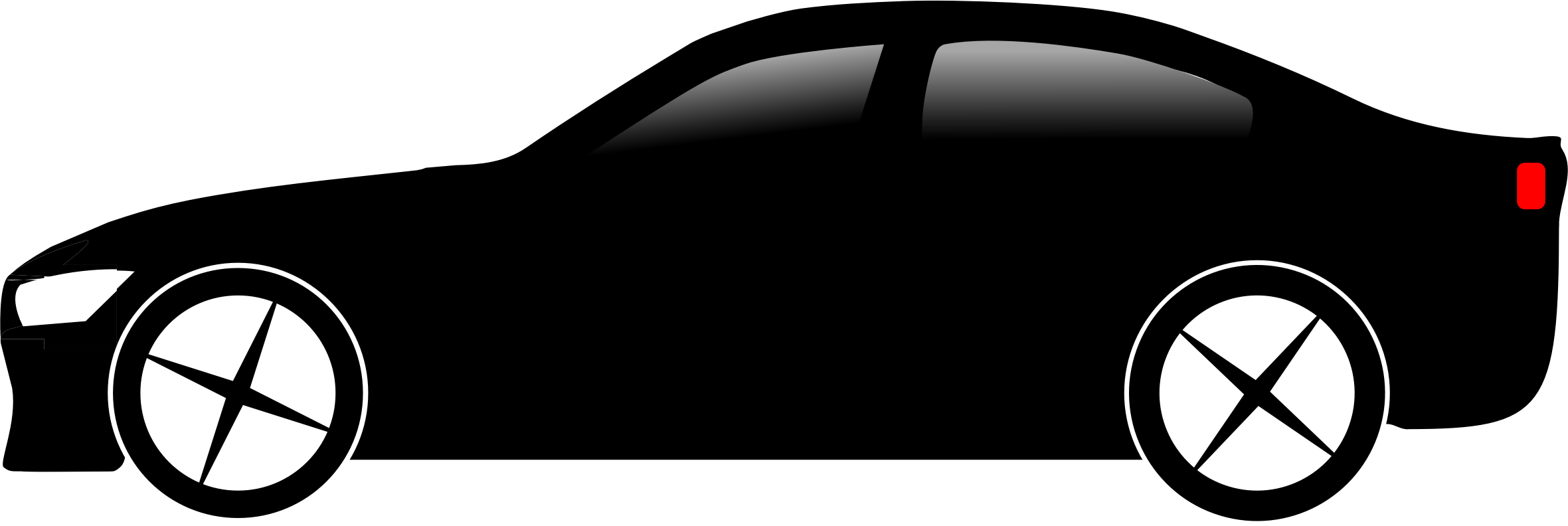 Car Black And White Car Black Clipart Clipartfest - Black Car Clipart (2361x792)