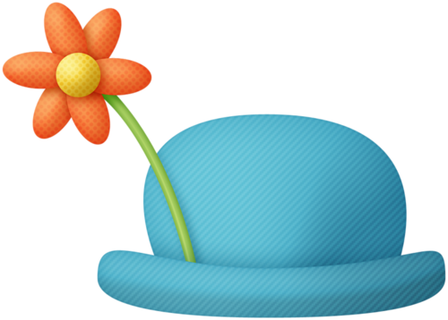 Clown Hat Cliparts - Clip Art Clown Hat (500x358)