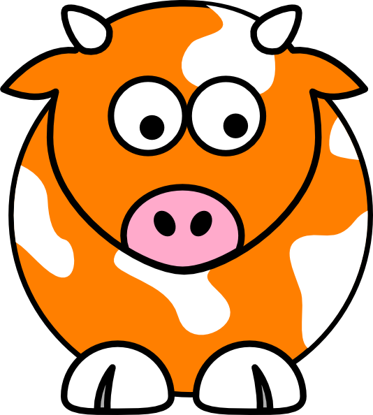 Cow Clipart Yellow - Purple Cow: Transform Your Business By Being Remarkable (534x594)