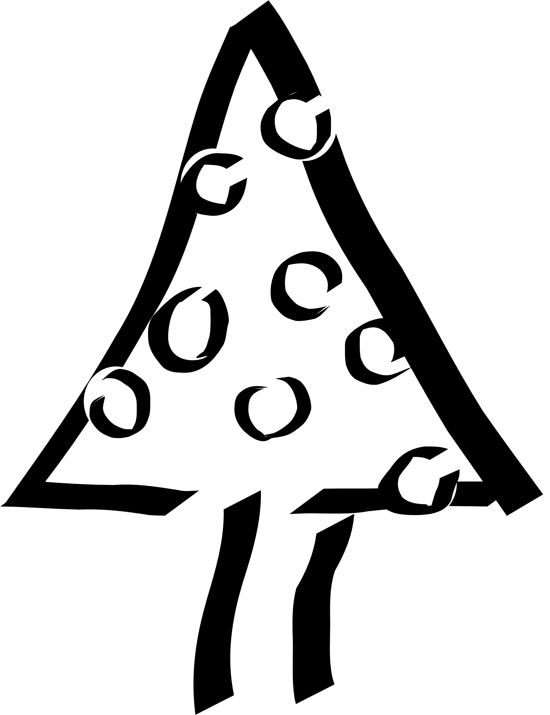 Christmas Tree Black White Line Art Tatoo Tattoo Xochi - Christmas Tree Clip Art (2555x3323)