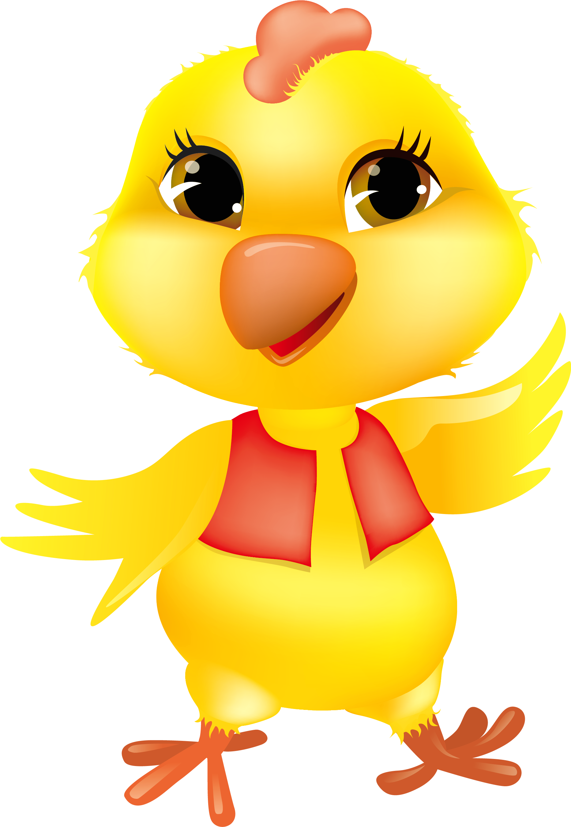 Chicken Egg Clipart Chick Clipart Brown Egg Clip Art - Easter Chick Png (1916x2749)