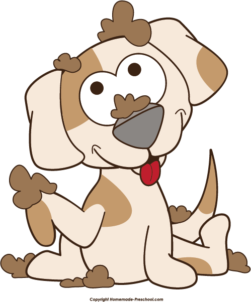 Dirty Dog Clipart - Dog (499x602)