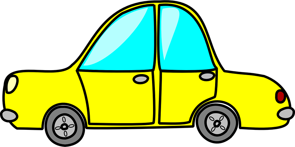 Yellow Toy Car Clip Art - Draw Cars, Trucks And Other Vehicles: Easy Step By (960x480)