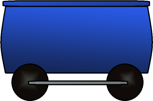 Railroad Clipart Train Car Pencil And In Color Rail - Blue Train Car Clipart (663x460)