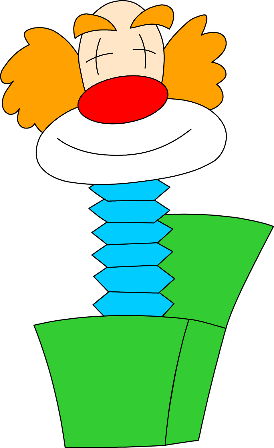 Clown Jack In The Box Clipart - Jack In The Box Clipart Png (958x1562)
