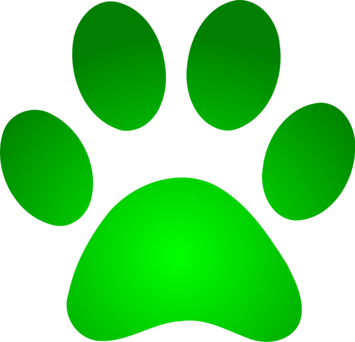 Dog Paw Print Clip Art Free Dog Clipart Clipartix - Paw Patrol Paw Print (700x675)