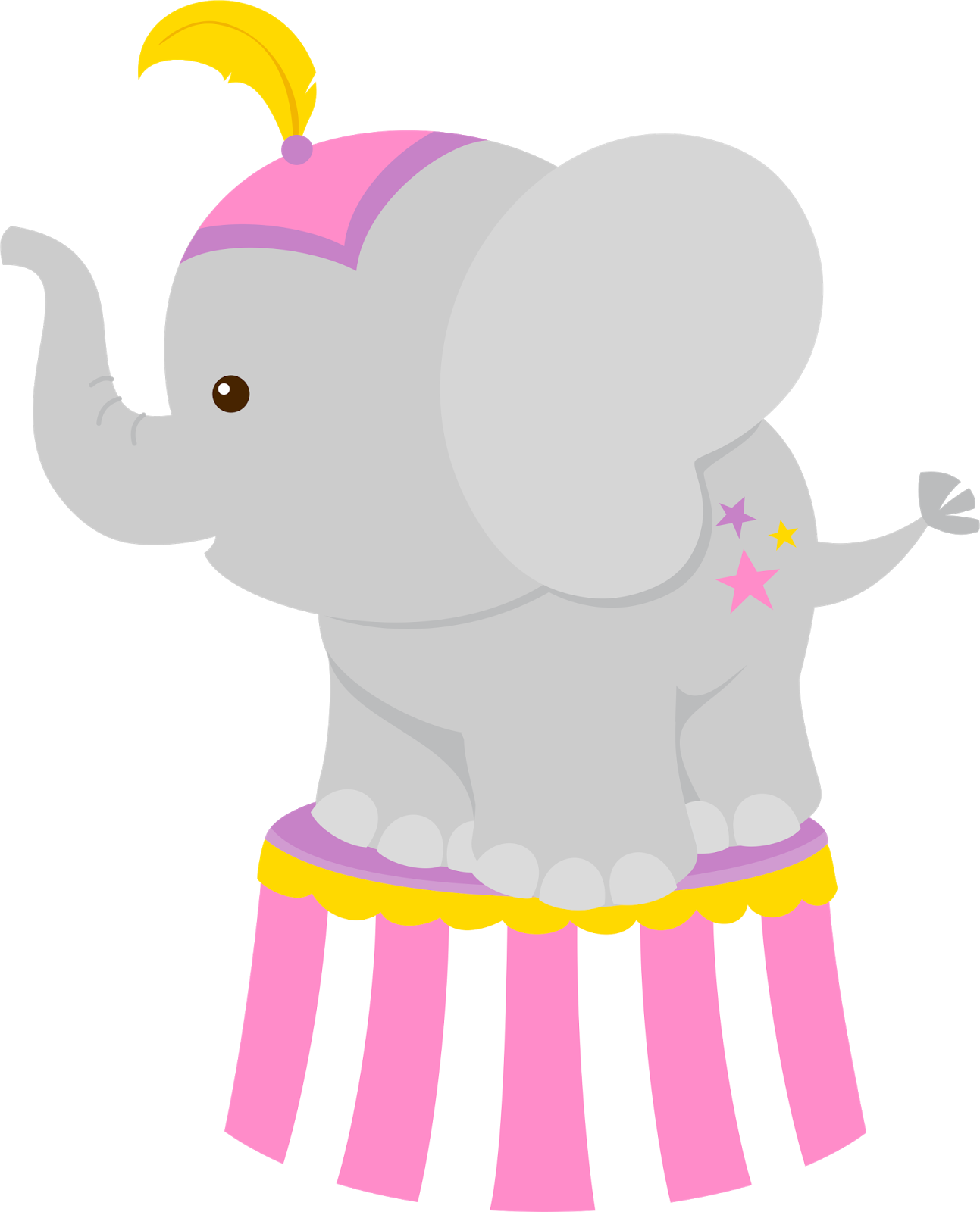 Personagens Circo Rosa Png (1293x1600)