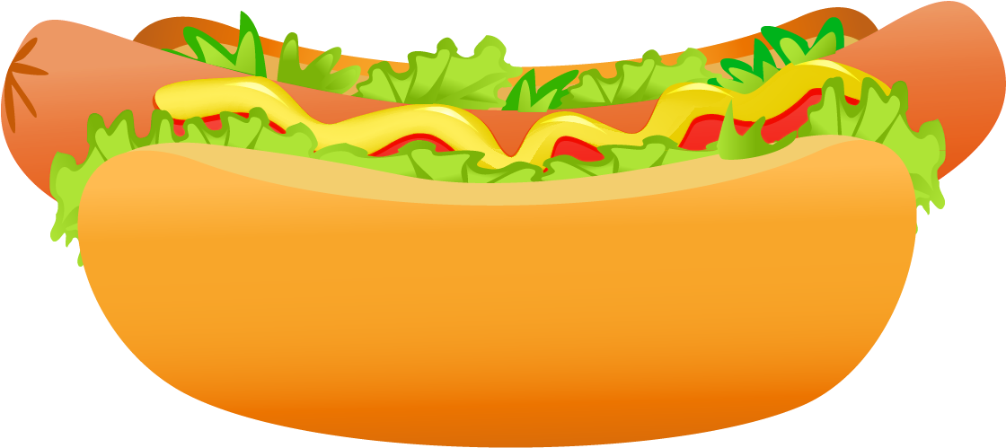 Hot Dog Clip Art Clipart Photo - Hot Dog Png (1213x570)