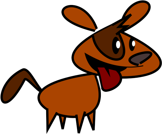 Dog Clipart Transparent - Animated Dog No Background (640x480)