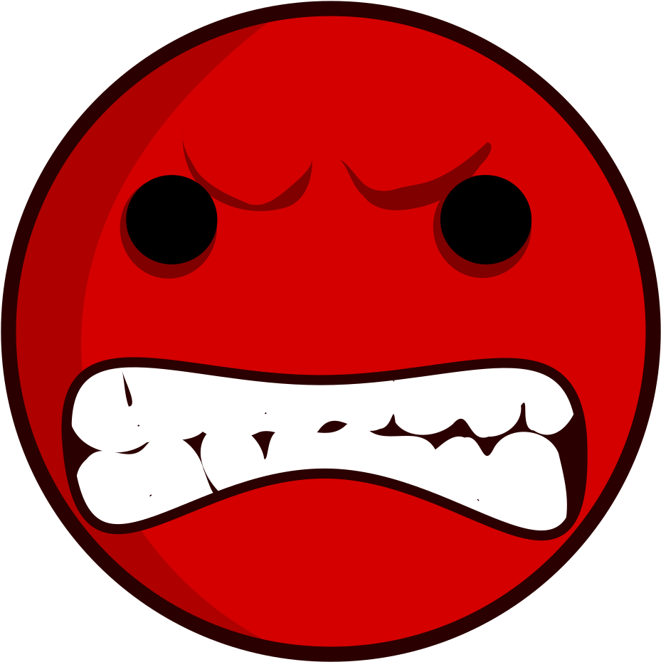 Angry Face - Cara Enfadada - Angry Faces Clip Art (1278x1280)