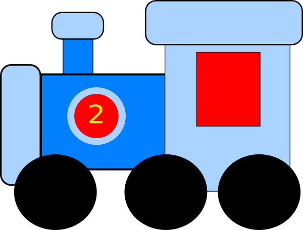 Train Thomas The Tank Engine And Friends Clip Art Images - Blue Red Train Cartoon (600x456)