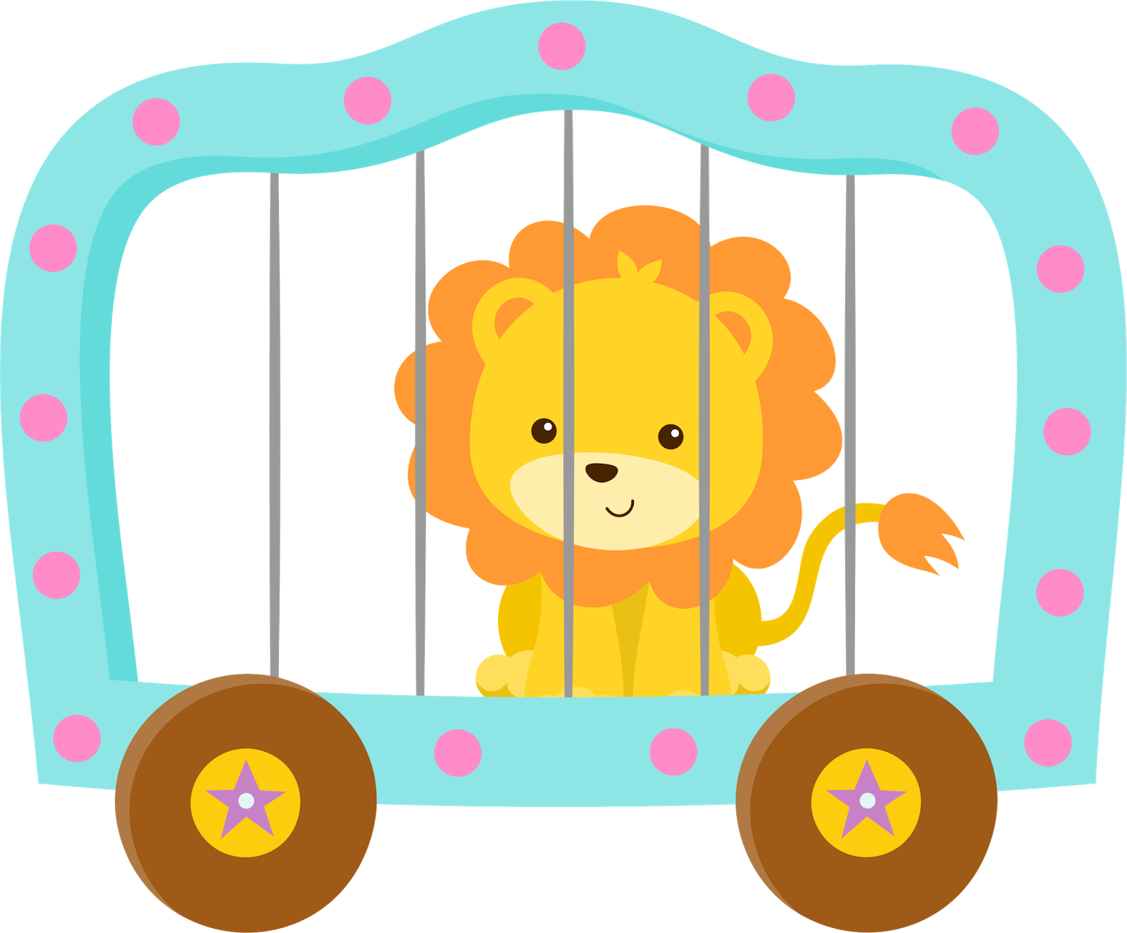 Clown Girls Clipart 006 - Circus Lion Clipart (1600x1324)