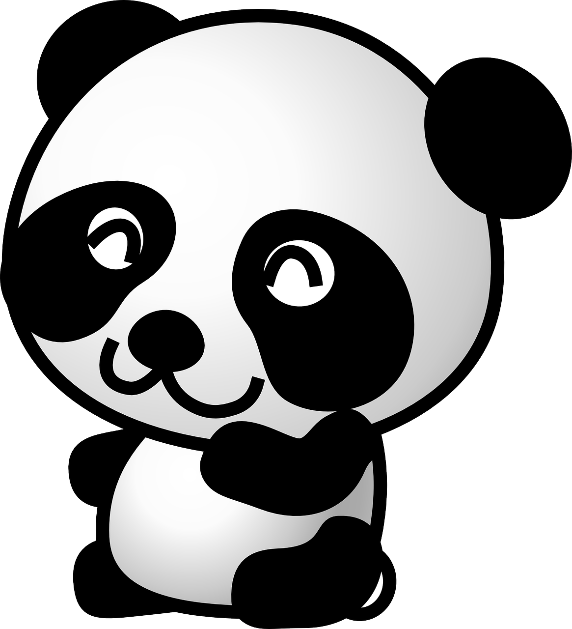 Cartoon Pandas (2184x2400)