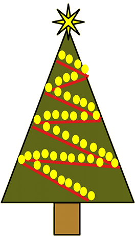 Christmas Tree With Baubles, Two Christmas Trees, Gingerbread - Christmas Day (292x472)
