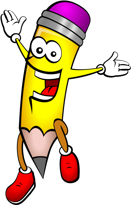 Happy Pencil Clipart - Happy Pencil Clip Art (900x900)