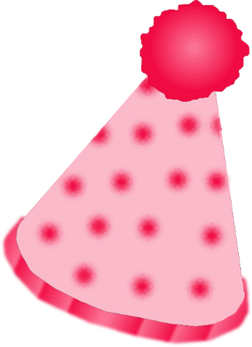 Clown Hat Pink By Clipartcotttage On Deviantart - Clown Hat Png (363x500)